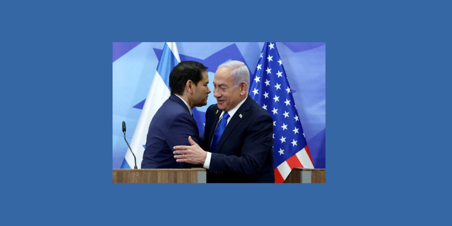 اتفاق بين وزير الخارجية الأميركي ونتنياهو على "وجوب نزع سلاح حزب الله" بالحسنى أو بالقوة