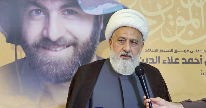 هجوم عنيف يشنه نائب رئيس المجلس الإسلامي الشيعي الأعلى  على "خصوم المقاومة": يستغلون أخلاقنا وكرمنا