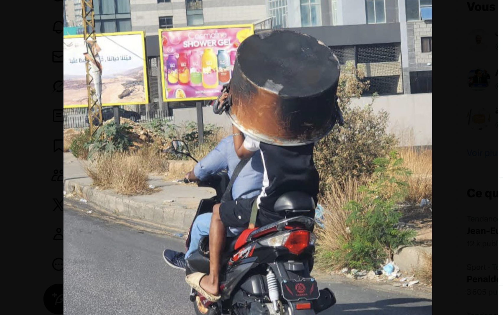 أبرز تجلّيات غياب الوعي المروري في لبنان: "الخوذة الطنجرة"