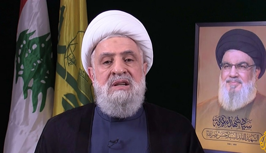 في كلمة تدخلت فيها إسرائيل تقنيا: نعيم قاسم يعلن انتصار حزب الله  في حرب "لا حل لها بعد" ويحمد الله على تجنيب "المقاومة" المباغتة وعلى تعمية قلب العدو