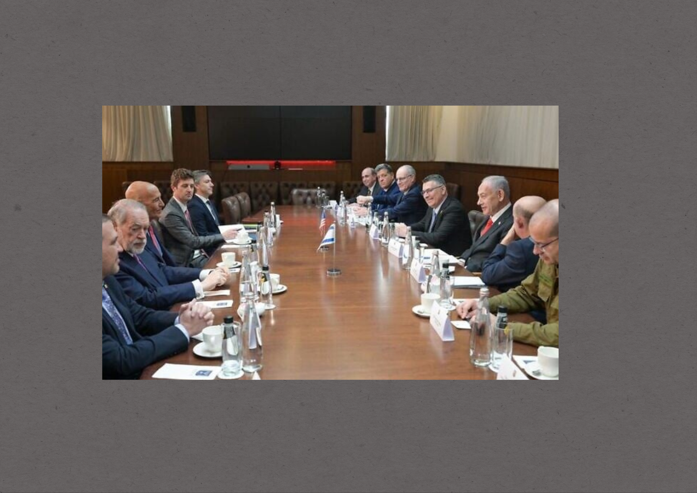 التسوية مع سوريا  وإشراك تركيا في القوة الدولية الخاصة بغزة محور لقاء توم براك مع نتنياهو في إسرائيل