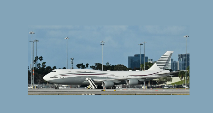 طائرة قطرية لترامب ب"داعي الحب فقط"