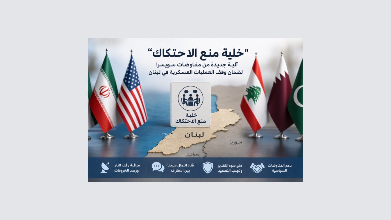 ماذا تعني «خلية منع الاحتكاك» الخاصة بلبنان التي نشأت في مفاوضات سويسرا؟
