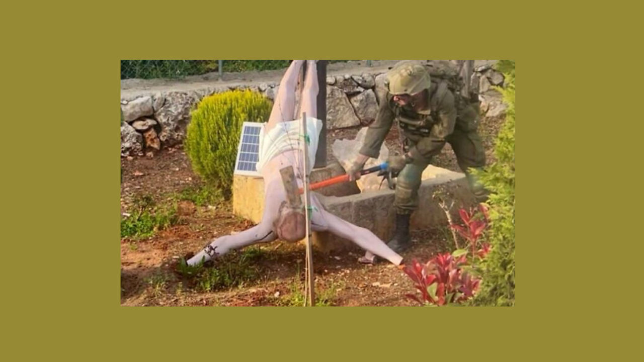 تحطيم تمثال للسيد المسيح في الجنوب: نتنياهو يندد وينتظر معاقبة المتورطين 