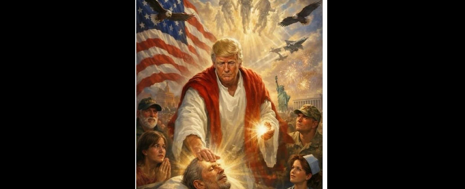 ترامب ينشر صورة مولّدة بالذكاء الاصطناعي تُظهره بهيئة المسيح