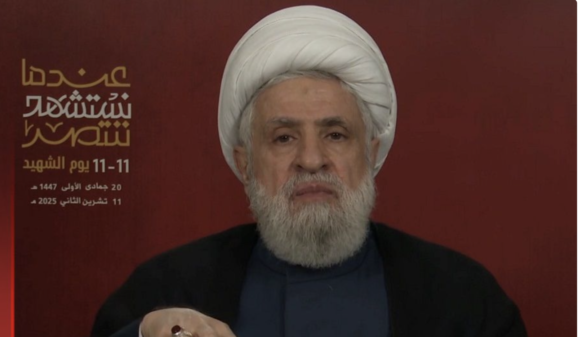 نعيم قاسم: لا لاستبدال اتفاق وقف إطلاق النار بآخر... وللعدوان حدّ ولينتبه الجميع