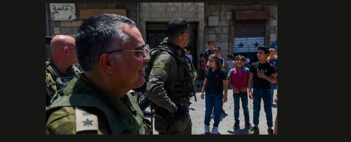 افيخاي ادرعي يجول في قرى درزية في سوريا