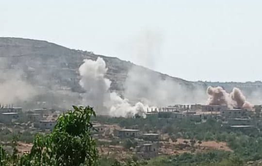 النظام السوري يقتل 6 أطفال في قصف حقول الزيتون في إدلب