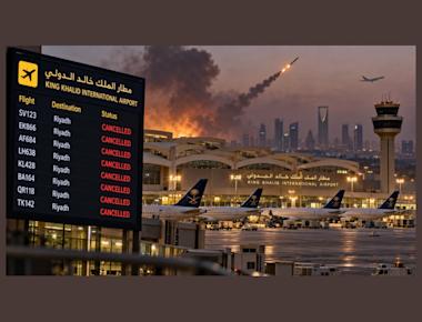 هجمات الحوثيين تشلّ مطار الرياض.. إلغاء 82% من الرحلات ومخاوف من اتساع التداعيات الاقتصادية