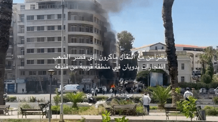     تفجيران حاولا إرباك زيارة ماكرون إلى دمشق… لكنه أكملها والشرع أشاد بـ«شجاعته»