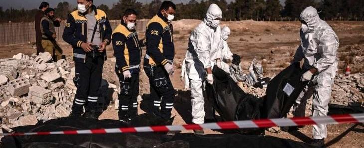مقابر جماعية في سوريا بينها واحدة تضم أكثر من مائة ألف جثة