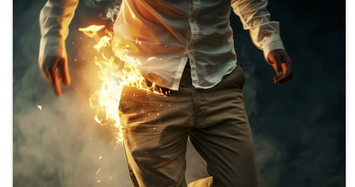 حاول حرق المطعم.. فاشعل النار في سرواله