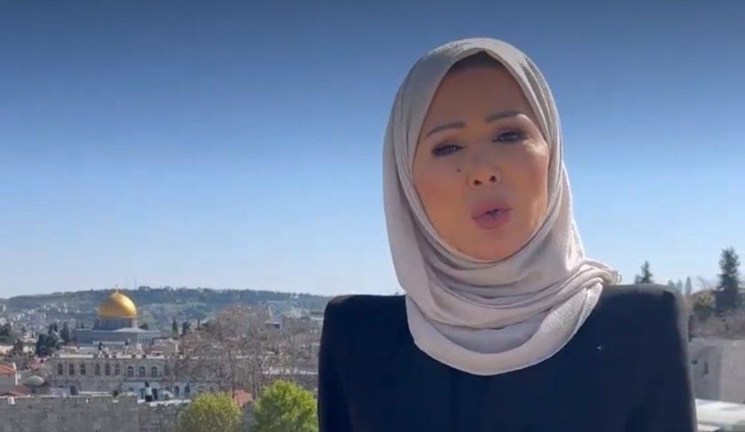 خديجة بن قنّة بحماية "الكيان  الغاصب" الذي تريد محوه من الوجود 