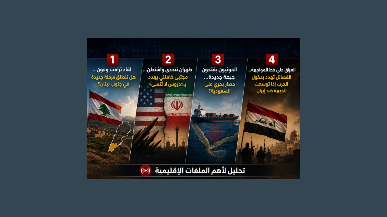 بالصوت والصورة/هل يمكن ان يسير لبنان بعكس منطقة تشتعل بين ايران وأذرعها وواشنطن؟