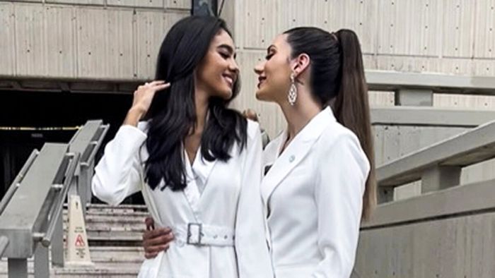 ملكتا جمال تعلنان زواجهما تتويجًا لقصّة حب جمعتهما