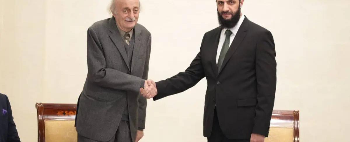 "الشرع لبّى النداء".. تنسيق بين الرئيس السوري وجنبلاط أدّى إلى اعتقال حويجة