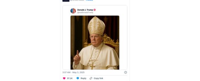 البابا دونالد ترامب..."رسميا"