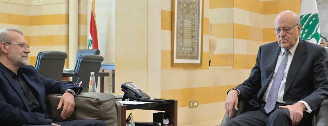 لاريجاني عن لقائه مع "الكاذب" ميقاتي: هو تهمه مصلحة لبنان ونحن تهمنا مصلحة الشعب اللبناني