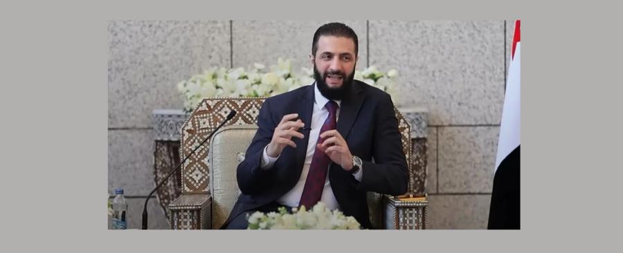 الشرع يتحدث  عن حرصه على الاستقرار في لبنان: ايران ترغب بالعودة بطريقة أو بأخرى