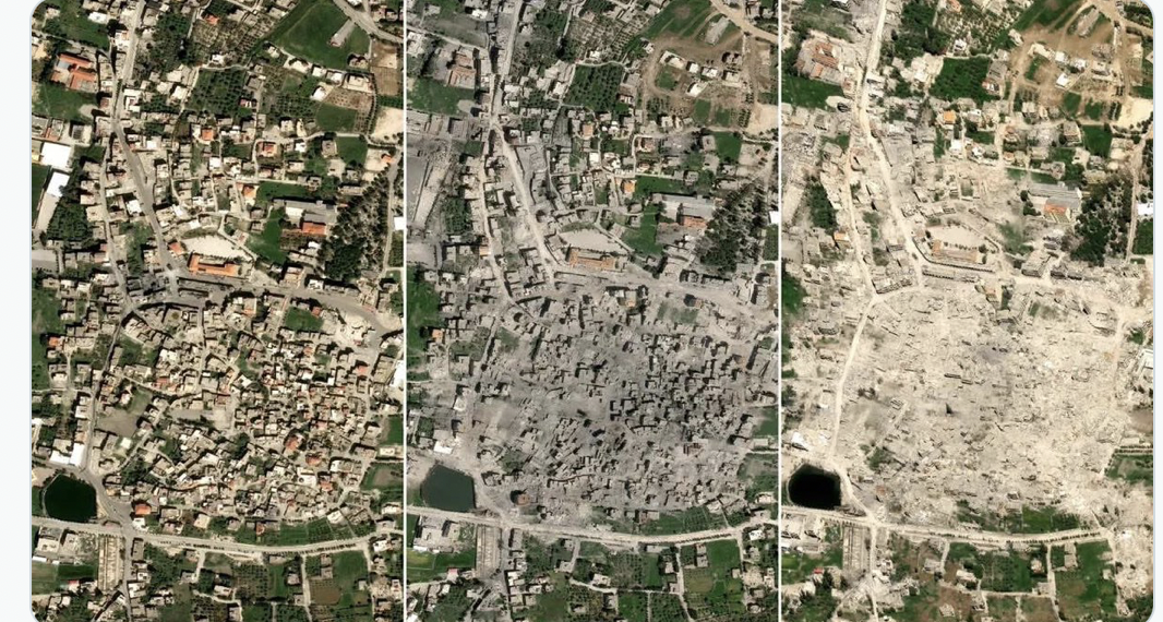 سيناريو غزة يتكرّر… صور أقمار صناعية توثّق دمارًا صادمًا في جنوب لبنان