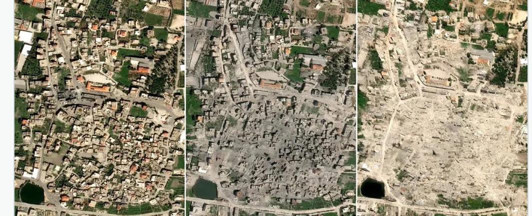 سيناريو غزة يتكرّر… صور أقمار صناعية توثّق دمارًا صادمًا في جنوب لبنان