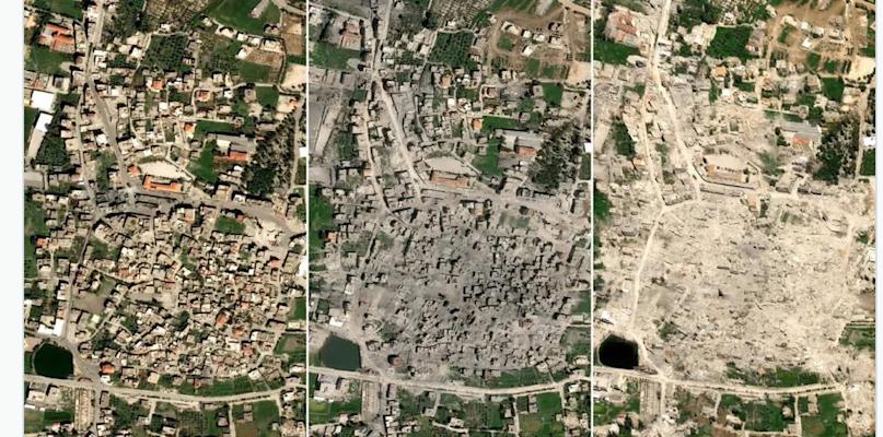 سيناريو غزة يتكرّر… صور أقمار صناعية توثّق دمارًا صادمًا في جنوب لبنان