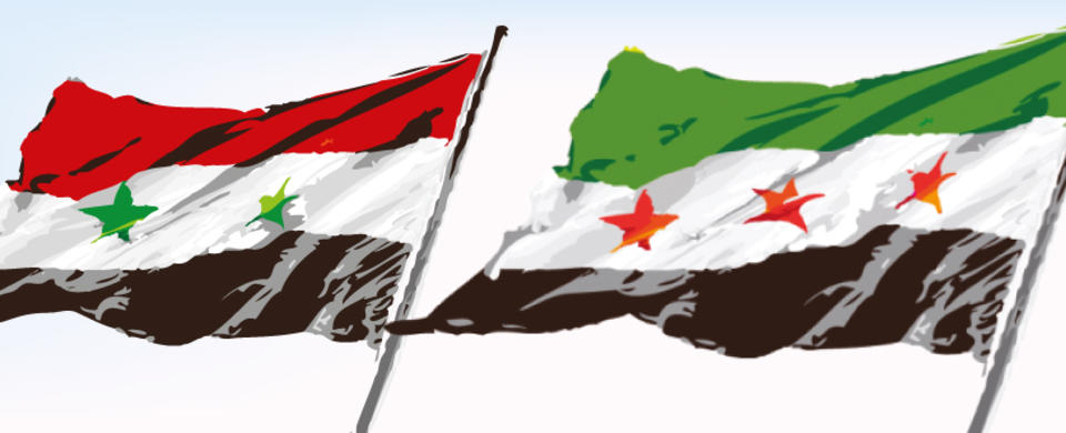 العلم السوري الأخضر ذو النجمات الثلاث.. ما هي رمزيته؟