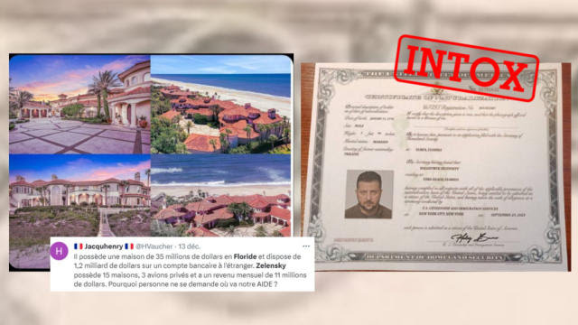 هل حصل فولوديمير  زيلينسكي على الجنسية الاميركية وتملّك قصرًا في فلوريدا؟