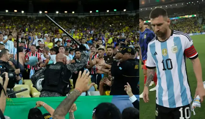 ميسي يتهم الشرطة البرازيلية بالوحشية: "وصمة عار" 