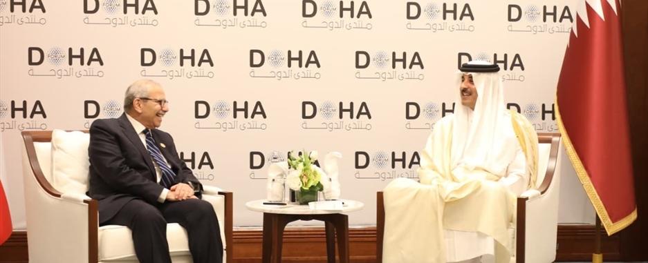 سلام يلتقي الشيخ تميم في الدوحة... ووعود بحزمة جديدة من مشاريع الدعم