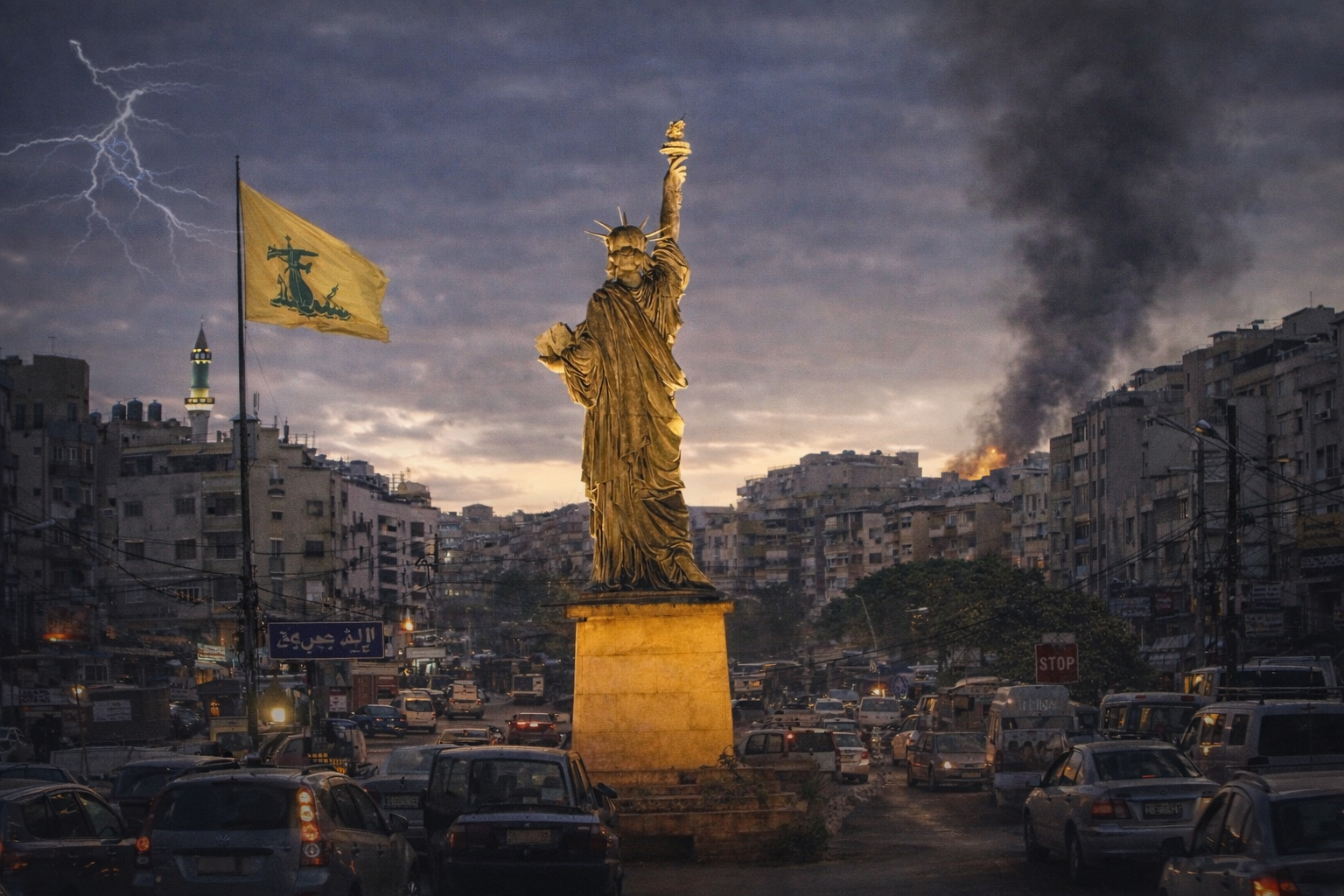 بالصوت والصورة/ تمثال الحرية إلى …حارة حريك