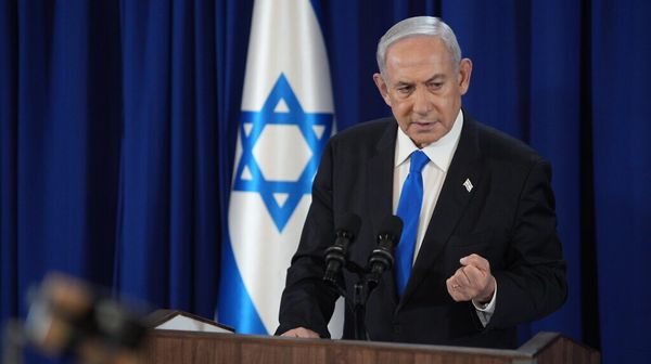 نتنياهو يلقي في جبل هرتسل خطاب حرب ضد "حبل الإرهاب الإيراني" 