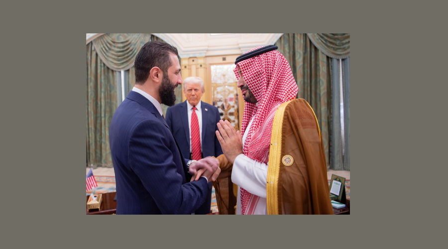 برعاية بن سلمان وبحضور هاتفي لأردوغان ..ترامب يلتقي الشرع "من أجل سوريا عظيمة"