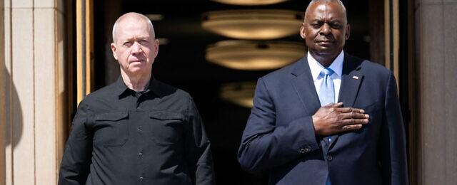 واشنطن تؤكد غياب المبرر الشرعي لدى إيران للهجوم وأوستن يعلن نشر قوة عسكرية للدفاع عن اسرائيل