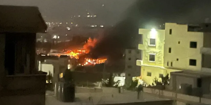 عودة الحماوة الى الجبهة اللبنانية- الإسرائيلية: غارات على بعلبك وسوريا ردًا على مسيّرات الحزب و"صواريخ انتقامية" على الجولان