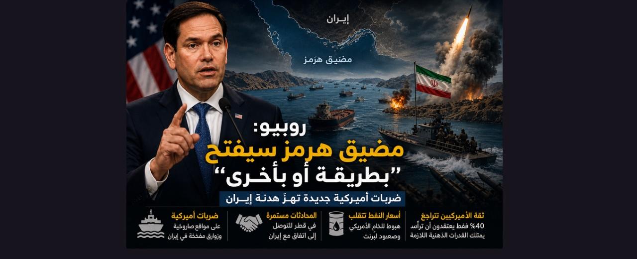 روبيو: مضيق هرمز سيفتح “بطريقة أو بأخرى”… وضربات أميركية جديدة تهزّ هدنة إيران