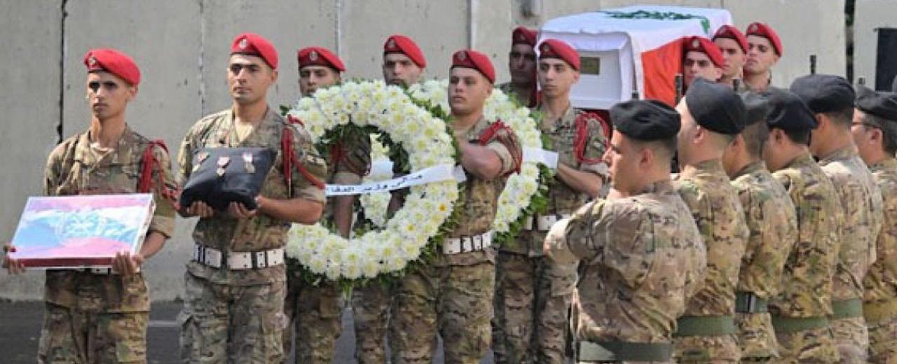 وداع مهيب لشهداء الجيش... وحزن عام يلفّ لبنان