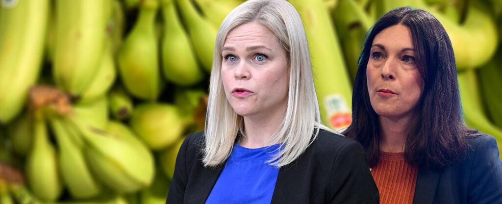 الموز ممنوع.. وزيرة سويدية تعاني من أغرب رهاب من نوعه