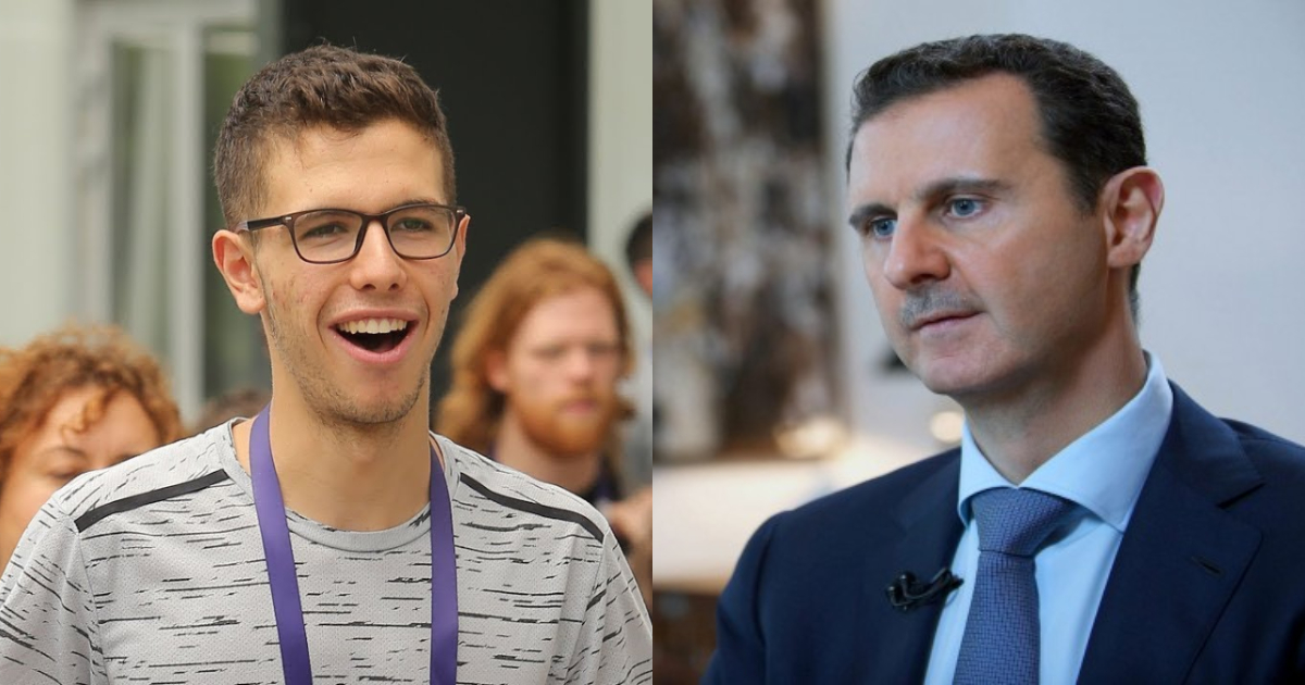 على طريقة المؤثرين.. فيديو جديد لابن بشار الأسد يحسم الجدل حول منشور "ليلة هروب الطاغية"