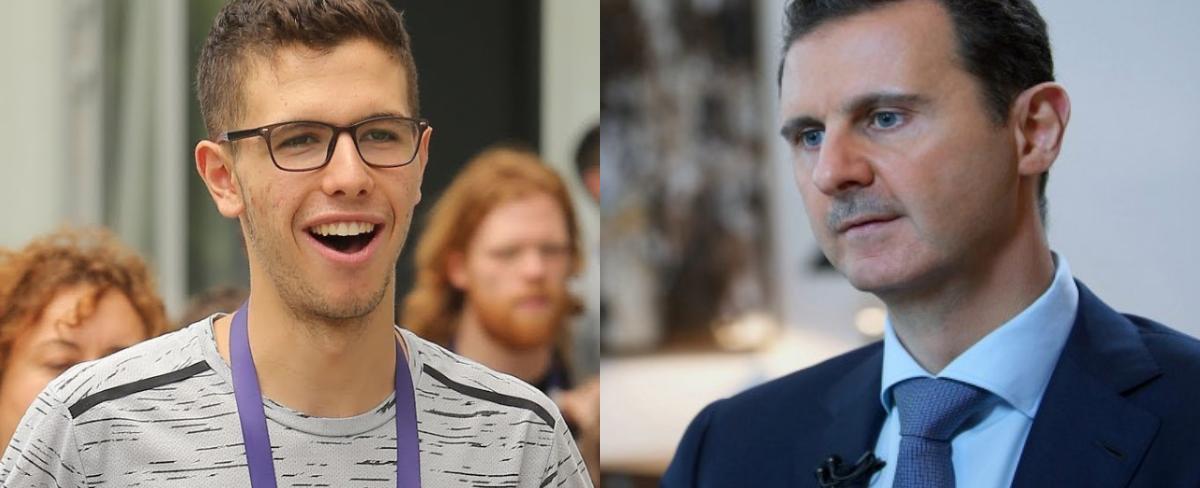 على طريقة المؤثرين.. فيديو جديد لابن بشار الأسد يحسم الجدل حول منشور "ليلة هروب الطاغية"