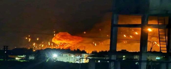 إسرائيل تغير على مستودع أسلحة لحزب الله في ريف اللاذقية وتفجر حمولة وصلت من ايران