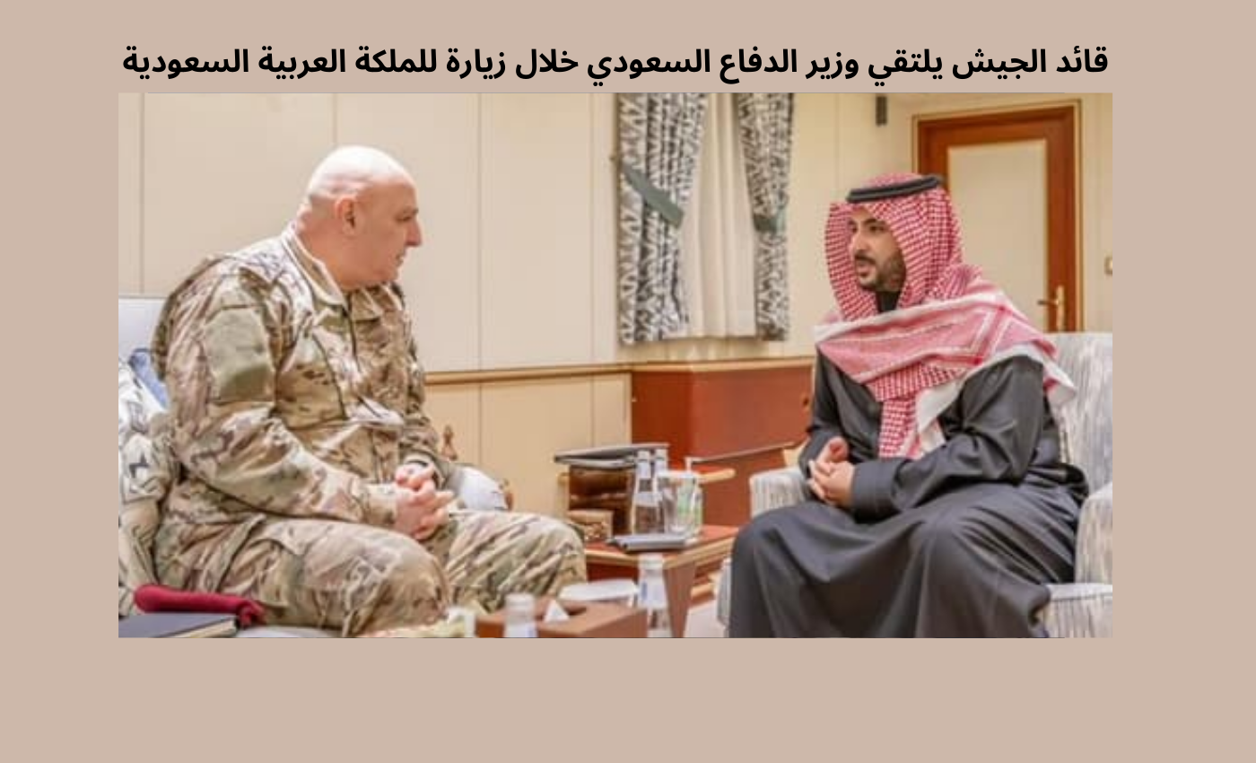 السعودية "تنصح" بمواصفات رئاسية تنطبق على قائد الجيش اللبناني
