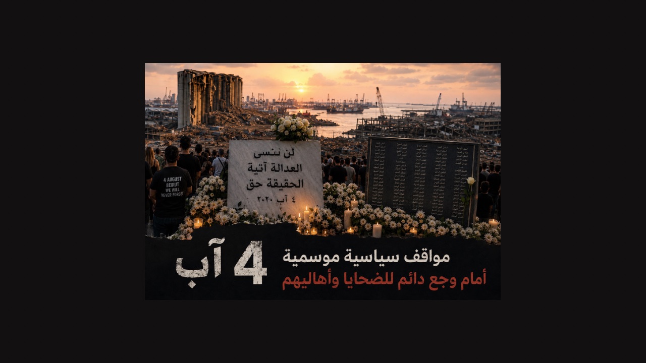 ٤ آب: مواقف سياسية موسمية تواجهها روايات الوجع الدائم