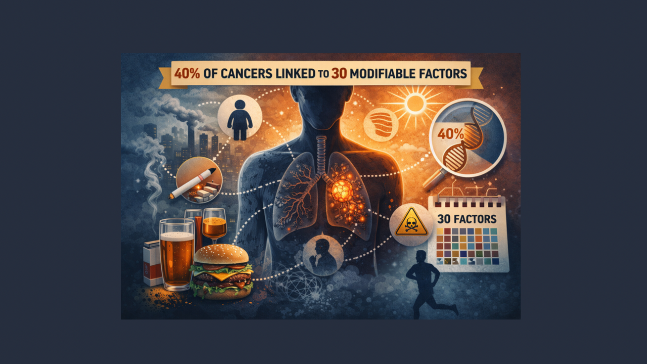 	40% من السرطانات يمكن الوقاية منها… هذه أبرز الأسباب