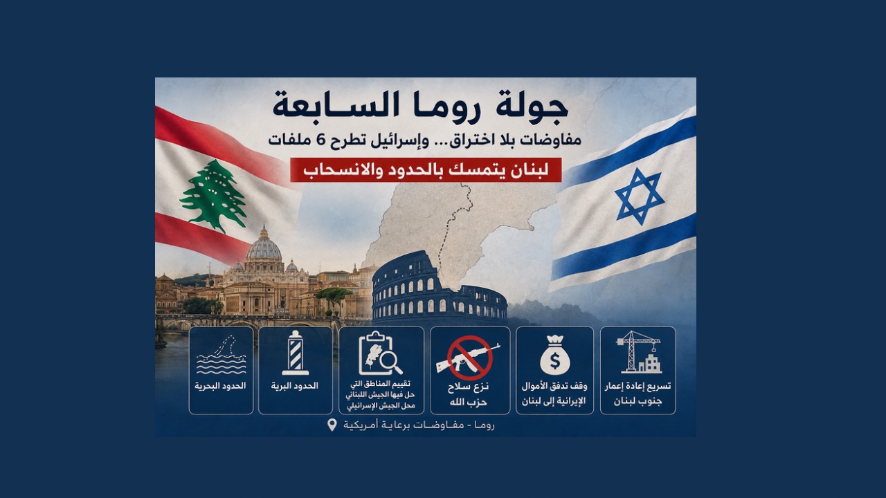 إسرائيل تطرح في روما ست لجان وتبحث عن بديل لـ«اليونيفيل» للتحقق من جنوب لبنان
