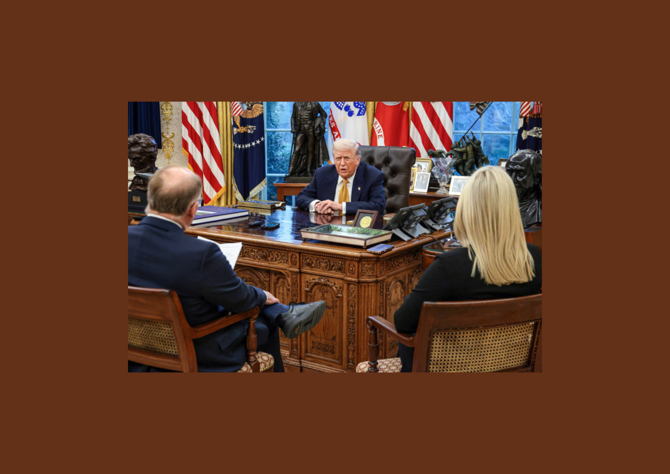 ‎ترامب: رضا بهلوي «يبدو لطيفاً» لكن لست متأكداً من قدرته على قيادة إيران