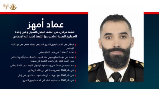 بيان للجيش الاسرائيلي عن خلاصة التحقيق مع عماد  أمهز "كابتن البترون"