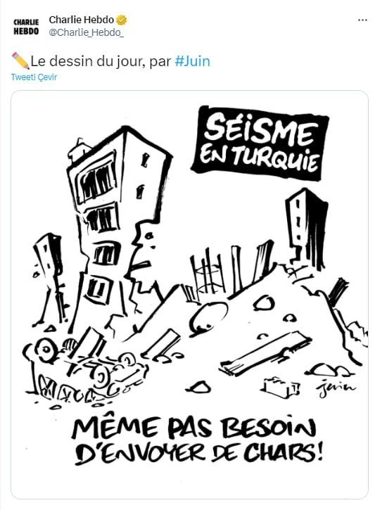 بعد الغضب من كاريكاتير الزلزال.. توضيح من شارلي إيبدو