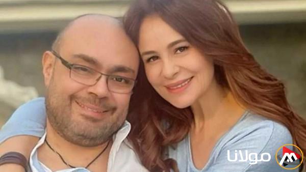 كارول سماحة تنهار في الوداع الأخير لزوجها