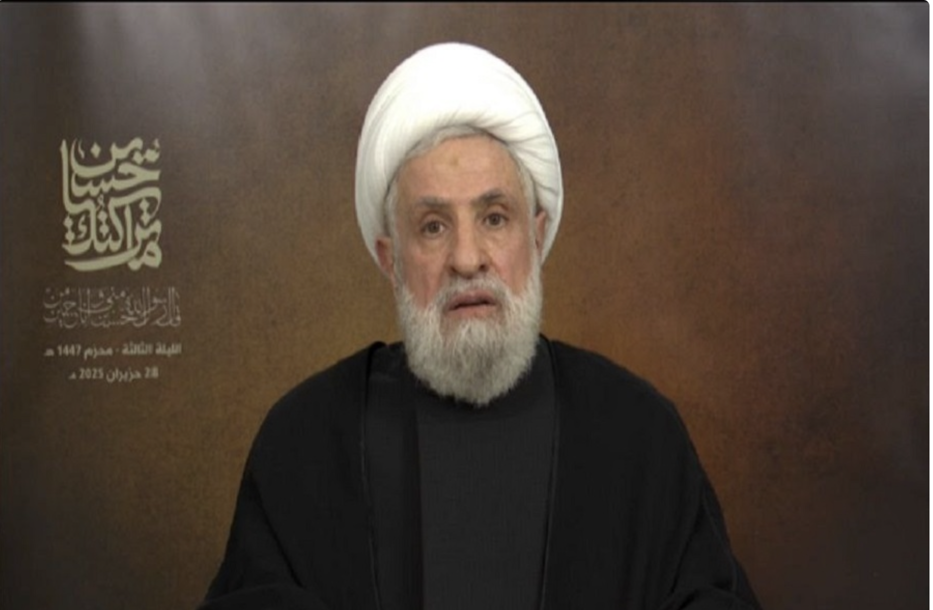 "لن نظل ساكتين إلى الأبد".. نعيم قاسم يهدّد ويتوعّد ويحمّل الدولة مسؤولية "العدوان"